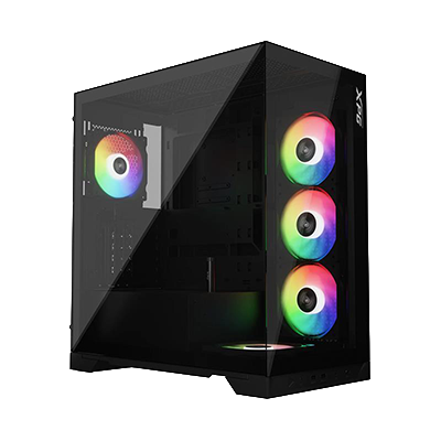 GAB XPG INVADER X NEGRO FAN ARGB X5