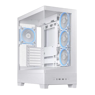 GAB ASUS A31 PLUS TG ARGB WHITE V TEMPLADO