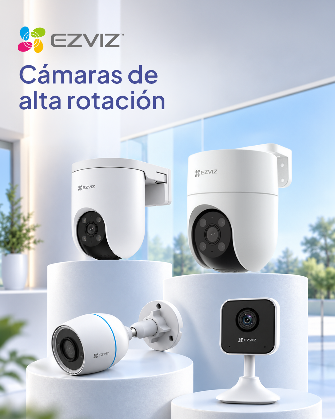 Cámaras EZVIZ de alta rotación